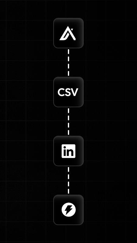 Lead enrichment automation flow graph